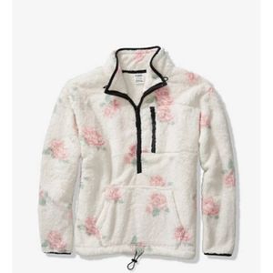 PINK Quarter zip Sherpa